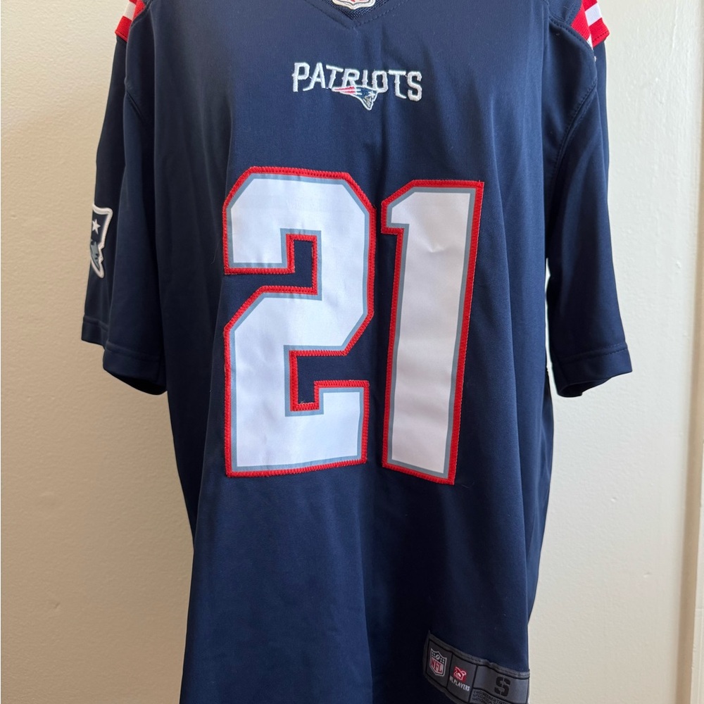 Nike Navy Blue Patriots Jersey